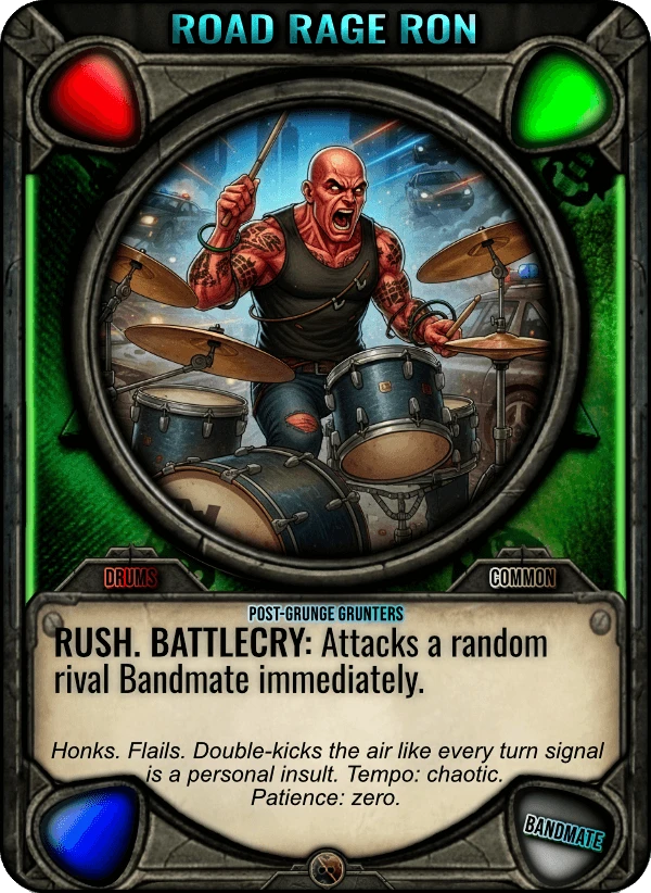 Road Rage Card