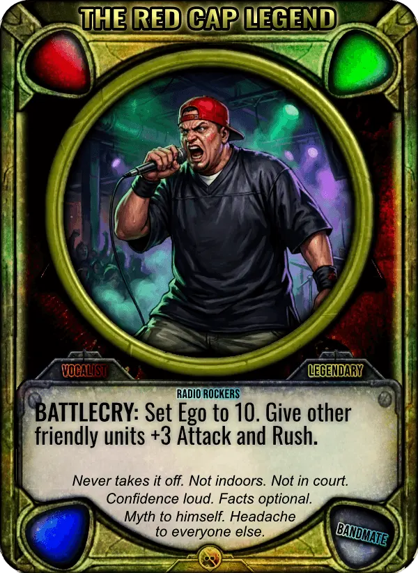 The Red Cap Legend Card